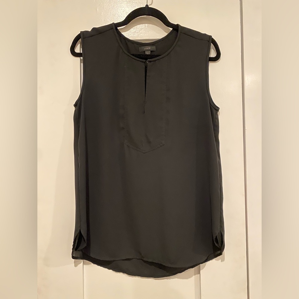 J crew black top - size 6